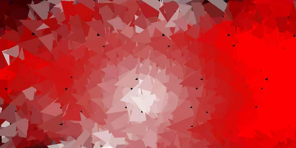 Dunkelorangefarbene Vektorgradienten Polygonstruktur Kluge Illustration Facettenstil Mit Abstrakten Dreiecken Ihr — Stockvektor