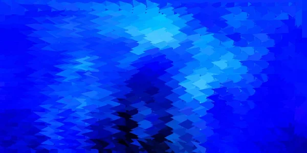深蓝色矢量三角形马赛克设计 具有渐变三角形的精美抽象图解 你的商业行为者 — 图库矢量图片