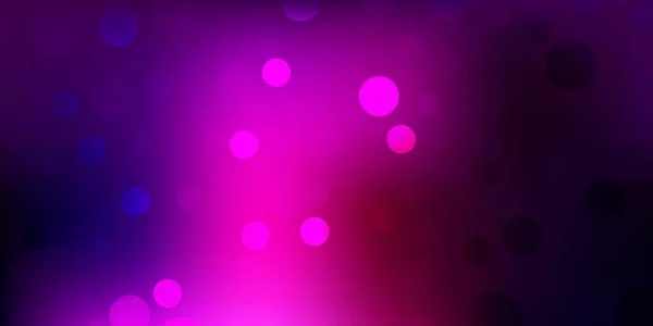 深紫色 粉红色的矢量纹理与盘 带气泡的梯度装饰设计 品牌书的新模板 — 图库矢量图片