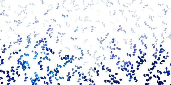 Rosa Claro Padrão Vetor Azul Com Formas Abstratas Ilustração Colorida — Vetor de Stock