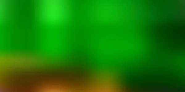 Verde Claro Padrão Borrão Gradiente Vetorial Vermelho Ilustração Abstrata Colorida — Vetor de Stock