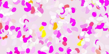 Açık pembe, soyut şekilli yeşil vektör deseni. Basit bir şekilde gradyan olan renkli soyut biçimler. Duvar kağıdı seti için zarif tasarım.