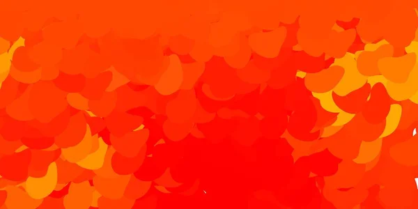 带有抽象形状的浅橙色矢量图案 简单的抽象设计 带有渐变形式 为你的网站提供简单的说明 — 图库矢量图片