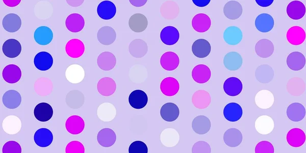 泡のある明るいピンク 青のベクトルの背景 泡とグラデーションスタイルの抽象的な装飾デザイン ポスター バナーのデザイン — ストックベクタ