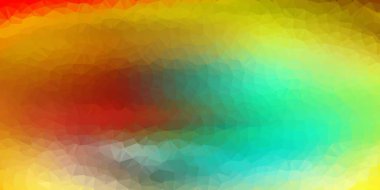 Işık çok renkli vektör çokgen desen. Çokgen üçgenli modern soyut çizim. Uygulamalarınız için modern tasarım.