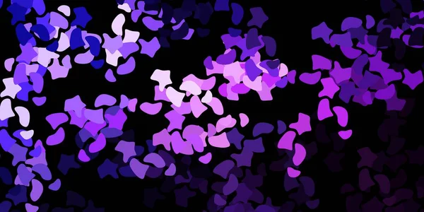 Modèle Vectoriel Violet Foncé Avec Des Formes Abstraites Formes Abstraites — Image vectorielle