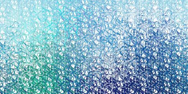 Açık mavi, eğri çizgileri olan yeşil vektör arkaplan. Eğimli renkli geometrik örnekler var. Web siteleri, iniş sayfaları için desen.