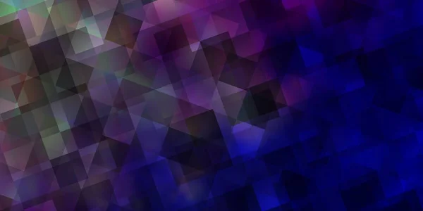 Hellrosa Blauer Vektorhintergrund Mit Linien Dreiecken Dreiecke Auf Abstraktem Hintergrund — Stockvektor