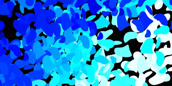 Темно Синя Векторна Текстура Формами Мегіса Простий Дизайн Абстрактному Стилі — стоковий вектор