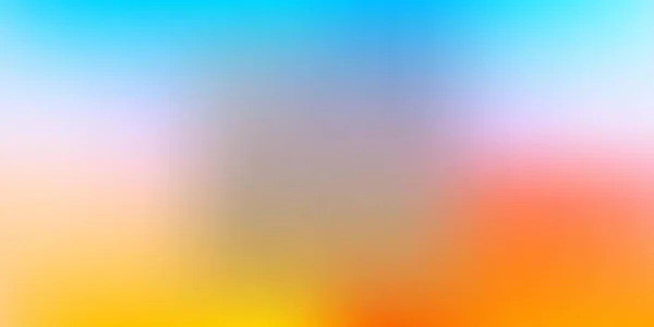 Bleu Clair Texture Floue Vectorielle Jaune Illustration Colorée Abstraite Avec — Image vectorielle