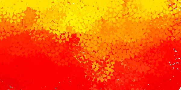 Jasnoczerwony Żółty Wzór Wektora Trójkątnych Kształtach Ilustracja Abstrakcyjnymi Kolorowymi Trójkątami — Wektor stockowy