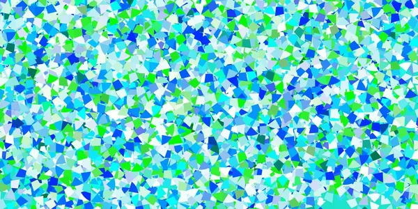 Светло Голубая Векторная Компоновка Линиями Треугольниками Иллюстрация Набором Красочных Треугольников — стоковый вектор