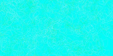 Memphis şekilli açık yeşil vektör dokusu. Gradyan rastgele formlarla modern soyut illüstrasyon. Cep telefonları için arka plan.