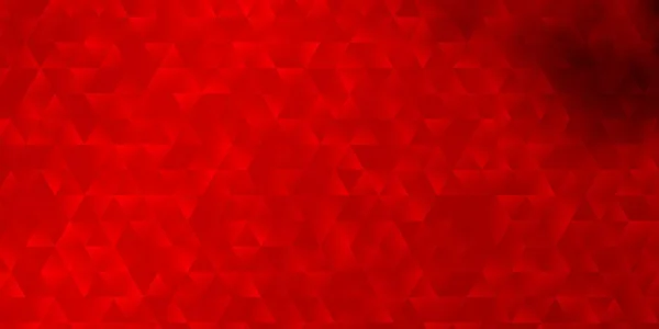 Világos Piros Vektor Háttér Háromszögek Dekoratív Design Absztrakt Stílusban Háromszögekkel — Stock Vector