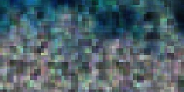 Dikdörtgenli hafif BLUE vektör arka planı. Renkli dikdörtgenlerle soyut gradyan çizimi. Reklamlar ve reklamlar için desen.