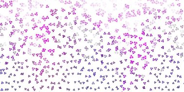 Memphis şekilli açık pembe vektör dokusu. Gradyan rastgele formlarla modern soyut illüstrasyon. Web siteniz için basit illüstrasyon.