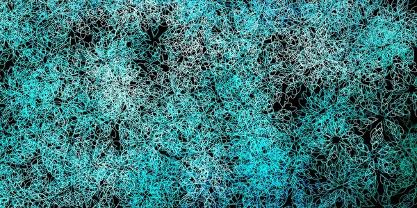 Темно Синий Векторный Шаблон Изогнутыми Линиями Иллюстрация Абстрактном Стиле Изогнутым — стоковый вектор
