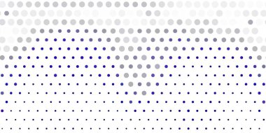 Noktalı açık gri vektör arkaplanı. Parlak renkli ve soyut küreler içeren bir resim. Web siteleri için desen.