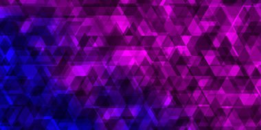 Açık Pembe, mavi vektör arkaplan çizgileri, üçgenler. Renkli eğimli üçgenlerin çizimi. Posterler ve afişler için en iyi tasarım.