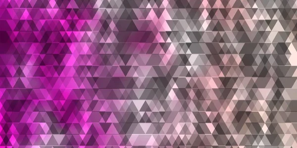 Світло Рожева Векторна Текстура Лініями Трикутниками Ілюстрація Барвистими Градієнтними Трикутниками — стоковий вектор