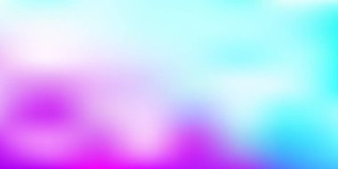 Açık pembe, mavi vektör gradyan şablonu. Basit bir şekilde bulanık soyut gradyan çizimi. Tasarımlarınız için örnek.