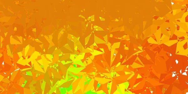 Темно Зелене Жовте Векторне Компонування Трикутника Елегантна Абстрактна Ілюстрація Градієнтними — стоковий вектор