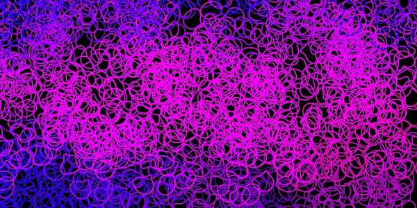 Morado Oscuro Textura Vectorial Rosa Con Formas Memphis Formas Abstractas — Vector de stock