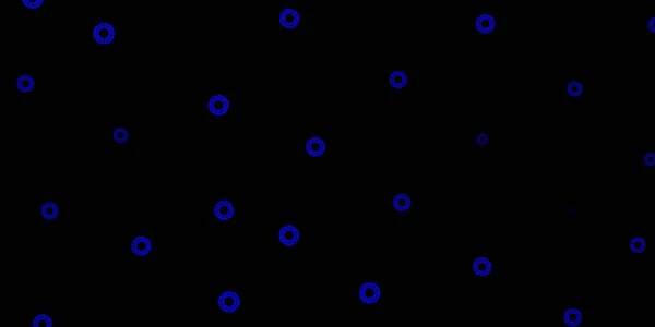 Textura Vetor Azul Escuro Com Símbolos Doença Ilustração Inteligente Com —  Vetores de Stock