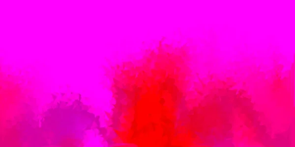Diseño Polígono Degradado Vectorial Rosa Oscuro Ilustración Vidrio Roto Con — Vector de stock
