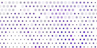 Küreli açık mor vektör deseni. Renkli damlaları olan soyut parlak bir illüstrasyon. Reklamlarınız için tasarım.