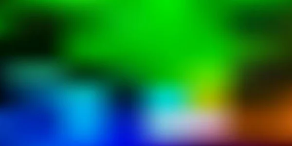 Σκούρο Πολύχρωμο Διανυσματικό Μοτίβο Θολούρας Αφηρημένη Πολύχρωμη Απεικόνιση Στυλ Θαμπάδα — Διανυσματικό Αρχείο