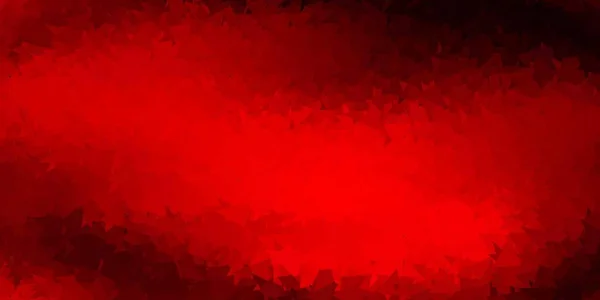 Світло Червоний Вектор Абстрактний Шаблон Трикутника Мозаїка Барвиста Ілюстрація Концепцією — стоковий вектор