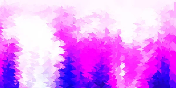 Lichtroze Vector Gradiënt Polygon Behang Elegante Abstracte Illustratie Met Gradiëntdriehoeken — Stockvector