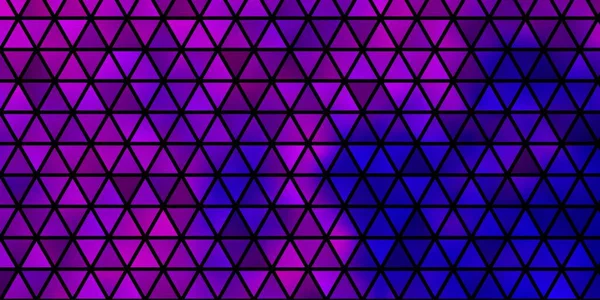 浅紫色 粉色矢量布局与线条 三角形 用一组五彩缤纷的三角形来说明 壁纸模板 — 图库矢量图片