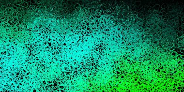 Rastgele şekilli koyu yeşil vektör arkaplan. Basit gradyan şekilli renkli bir çizim. Duvar kağıdı seti için zarif tasarım.