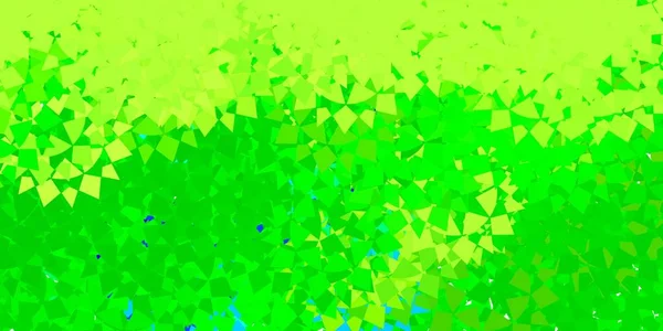 Темно Зеленый Векторный Задний Ход Треугольниками Линиями Треугольные Фигуры Красочным — стоковый вектор