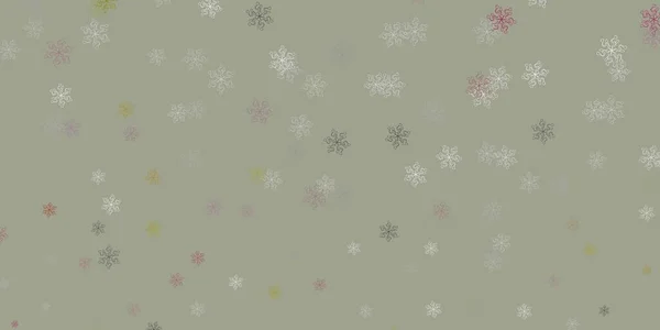 Textura Garabato Vectorial Gris Claro Con Flores Ilustración Con Flores — Archivo Imágenes Vectoriales