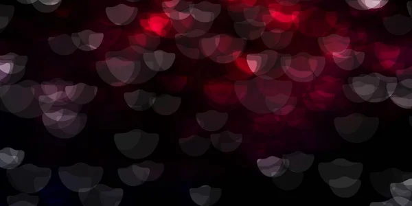 Donkerroze Vectorsjabloon Met Cirkels Glitter Abstracte Illustratie Met Kleurrijke Druppels — Stockvector