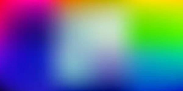 Light Multicolor Vektor Abstrakte Unschärfe Vorlage Bunte Illustration Mit Farbverlauf — Stockvektor