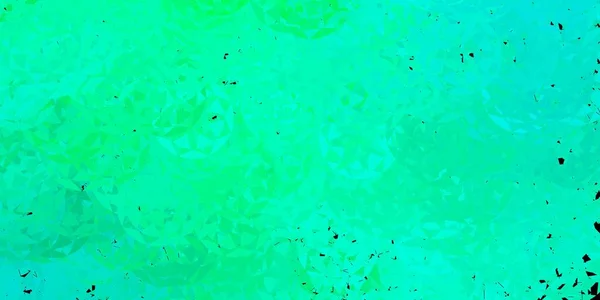 Светло Зеленый Векторный Узор Полигональными Вставками Умная Абстрактная Иллюстрация Треугольными — стоковый вектор