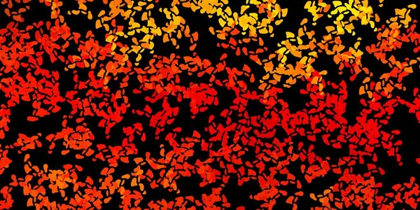 Patrón Vectorial Naranja Oscuro Con Formas Abstractas Ilustración Abstracta Moderna — Vector de stock