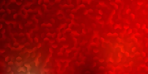 Світло Червона Жовта Векторна Обкладинка Простими Гексагонами Сучасна Абстрактна Ілюстрація — стоковий вектор