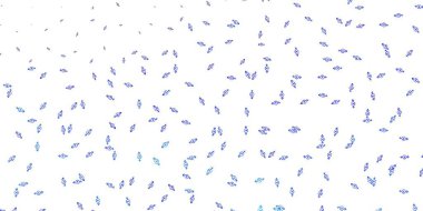 Kadın sembollü hafif BLUE vektör arkaplanı. Kadınların güç ve güç göstergelerini gösteren bir ilüzyon. Duvar kağıtları için zarif tasarım.