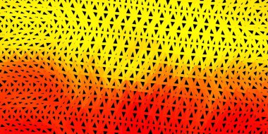 Koyu kırmızı vektör mozaik desen. Değişken üçgenli renkli soyut çizimler. Tasarımlarınız için örnek.