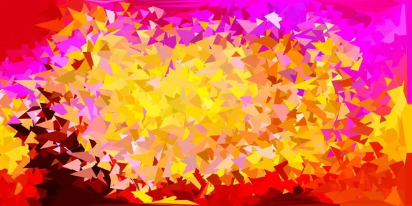 Layout Triângulo Vetor Multicolorido Claro Elegante Ilustração Abstrata Com Triângulos — Vetor de Stock