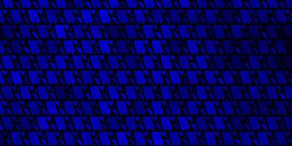 深蓝色矢量背景与线条 三角形 带有彩色三角形的现代抽象图解 登陆页模板 — 图库矢量图片