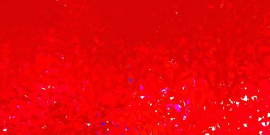 Üçgen şekilli koyu kırmızı vektör şablonu. Renkli üçgenler aralığıyla soyut bir illüstrasyon. Terfi modelleri.