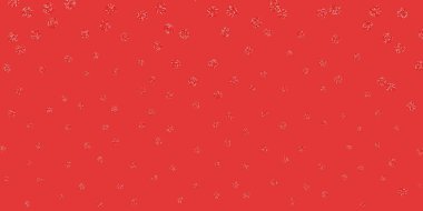 Açık yeşil, çiçekli kırmızı vektör karalama şablonu. Soyut arka planda gradyan çiçekleri olan modern tasarım. Bahar partileri için renkli desen.