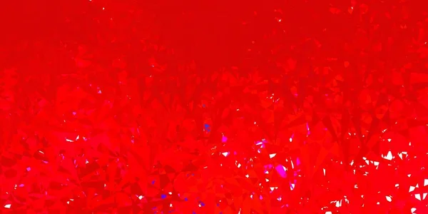 Plantilla Vectorial Roja Oscura Con Formas Triangulares Ilustración Abstracta Excepcional — Vector de stock