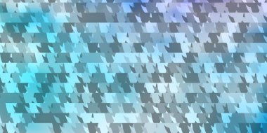 Açık pembe, mavi vektör düzeni çizgiler, üçgenler. Üçgenli soyut gradyan çizimi. Reklamlar için desen.